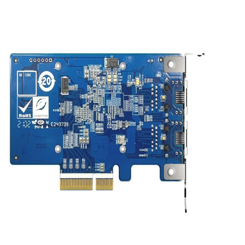 Tarjeta De Red Baset 10 Gb Pcle Gen3X4 Doble Puerto (Qxg-10G2T) Qnap