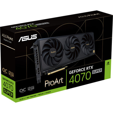 Tarjeta De Video Asus Proart-Rtx4070S-O12G Oc 12Gb Gddr6X Dlss3 Display Port