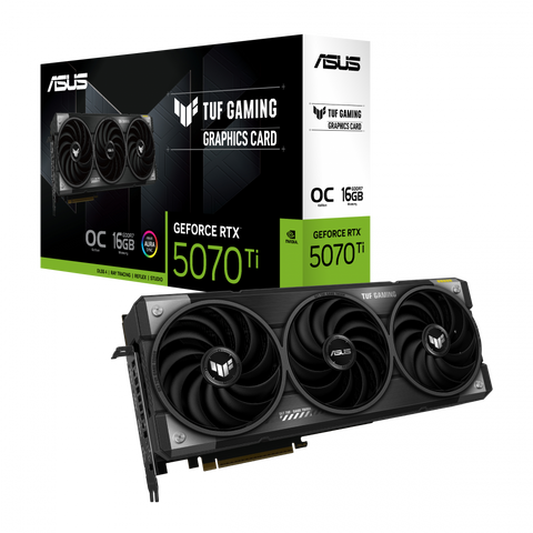 Tarjeta De Video Asus tuf-Rtx5070Ti-O16G-Gaming Gddr7, Hdmi, Display Port, Pci E 5.0