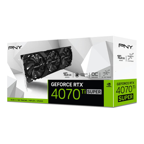 Tarjeta De Video Pny Geforce Rtx 4070 Ti Super 16Gb Verto Oc Tf Dlss 3