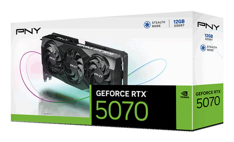 Tarjeta De Video Pny Geforce Rtx 5070 12Gb Triple Fan VCG507012TFXPB1