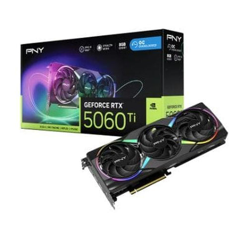 Tarjeta De Video Pny Rtx 5060Ti 8Gb Argb Oc Triple Fan VCG5060T8TFXXPB1-O