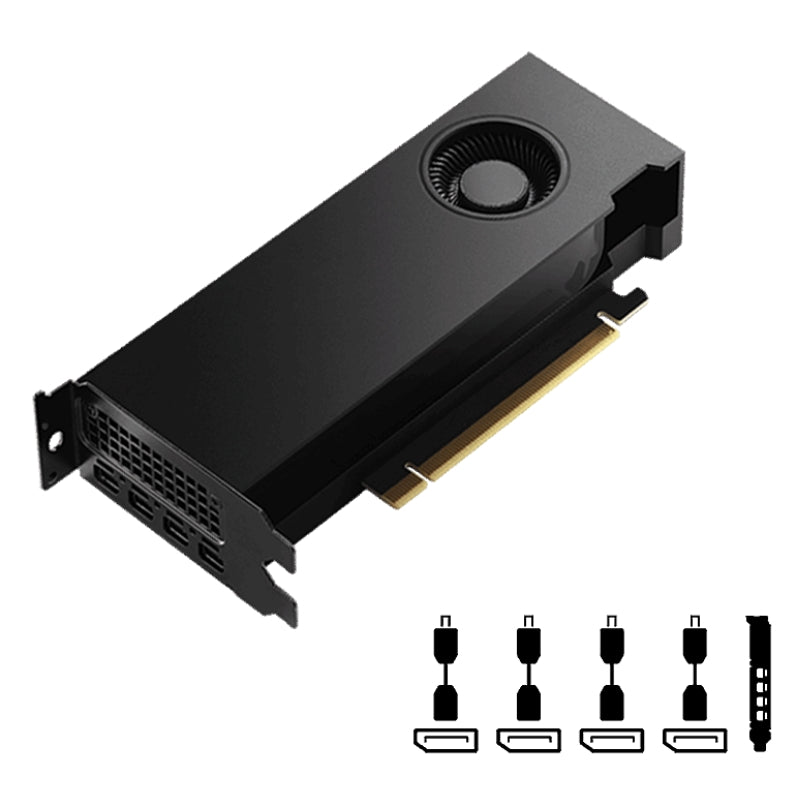 Tarjeta De Video Pny Vcnrtx4000Adalp-Pb Nvidia Rtx 4000 Ada Gddr6 20Gb