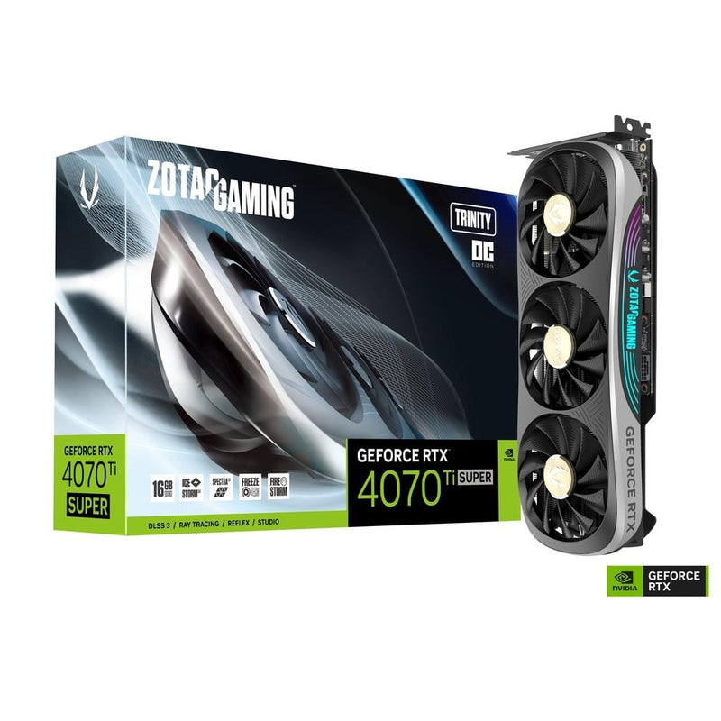 Tarjeta De Video Zotac 4070 Ti Super Trinity Oc 16Gb Gddr6 Dlss 3.5