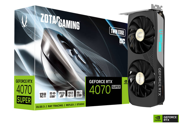 Tarjeta De Video Zotac Geforce Rtx 4070 Super Twin Edge Oc 12Gb