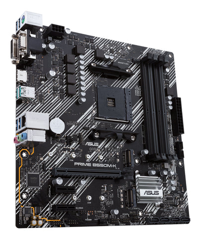 Tarjeta Madre ASUS Prime B550M-K AM4 DDR4 Gaming Oficina Ensamble