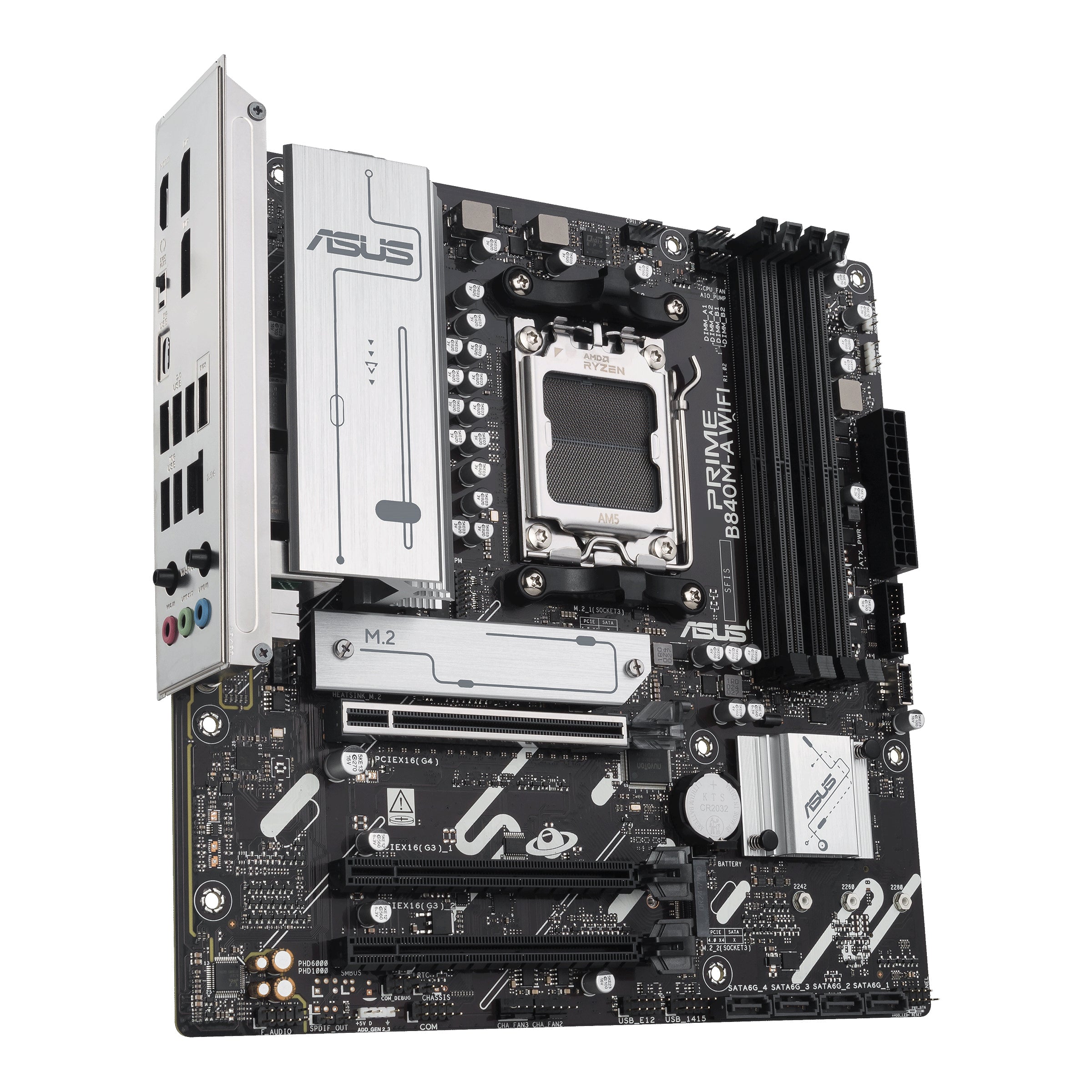Tarjeta Madre Asus Am5 Ddr5, Hdmi, Display Port, Amd 7, 8 Y 9000 (PRIME B840M-A WIFI)