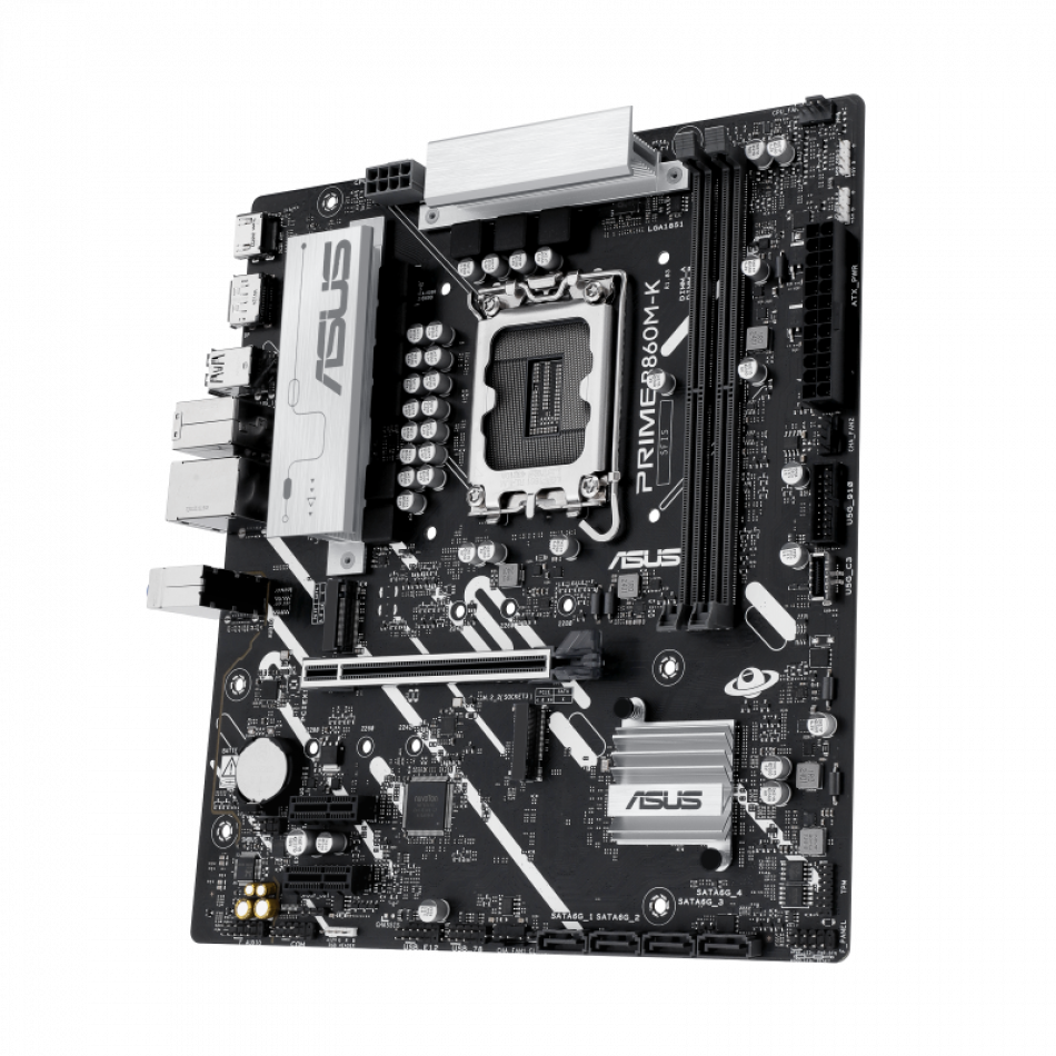 Tarjeta Madre Asus Lga Socket 1851, Ddr5, Hdmi, Display Port, Comp Core Ultra (Prime B860M-K)