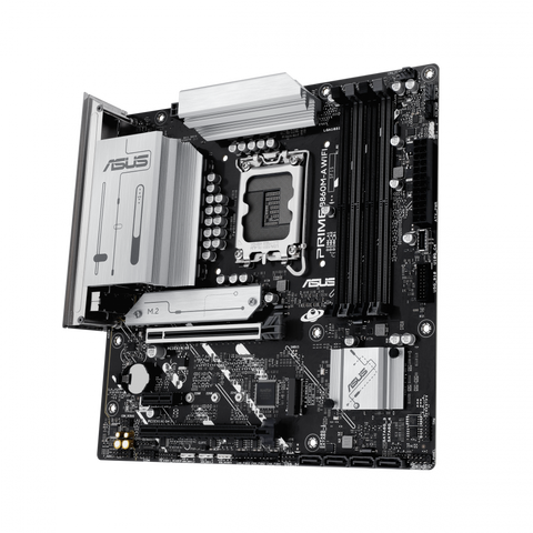 Tarjeta Madre Asus Lga Socket 1851, Ddr5, Hdmi, Display Port, Wifi 6E - (Prime B860M-A Wifi)