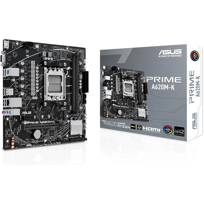 Tarjeta Madre Asus Prime A620M-K Socket Am5, Ddr5, Hdmi, Vga