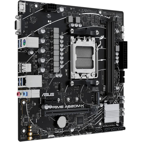 Tarjeta Madre Asus Prime A620M-K Socket Am5, Ddr5, Hdmi, Vga