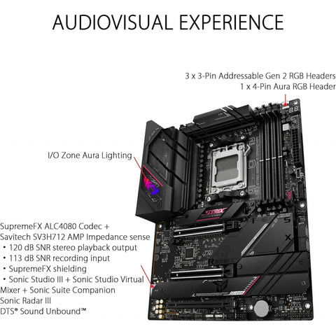 Tarjeta Madre Asus Rog Strix B650E-E Gaming Wifi Am5, Ddr5, Atx, M.2