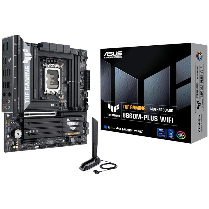 Tarjeta Madre Asus Tuf Gaming B860M-Plus Wifi 7 Lga 1851, Ddr5, Hdmi, Display Port