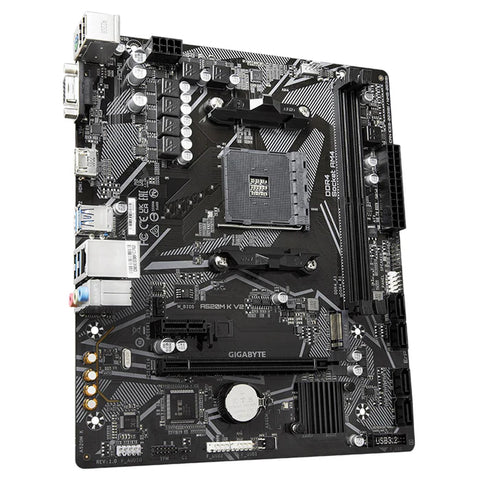 Tarjeta Madre Gigabyte A520M-K V2 AMD AM4 DDR4 Micro-ATX Oficina Hogar Ensamble