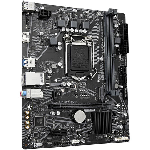 Tarjeta Madre Gigabyte H510M K V2 Intel Oficina Ensamble Básico