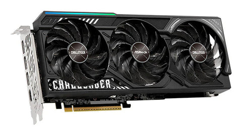 Tarjeta de Video ASROCK AMD Radeon RX 9070 XT 16GB Triple Fan LED Máxima Potencia en 8K - Imponente