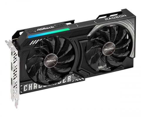 Tarjeta de Video ASRock AMD Radeon RX 9060 XT Challenger OC 16GB GDDR6 PCIe 5.0 - Soporte 8K y Dual Fan LED - Rendimiento Épico de Nueva Generación