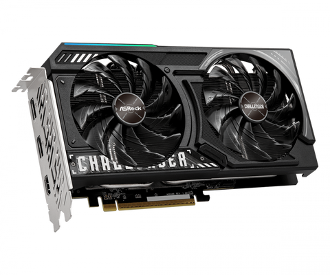 Tarjeta de Video ASRock AMD Radeon RX 9060 XT Challenger OC 16GB GDDR6 PCIe 5.0 - Soporte 8K y Dual Fan LED - Rendimiento Épico de Nueva Generación