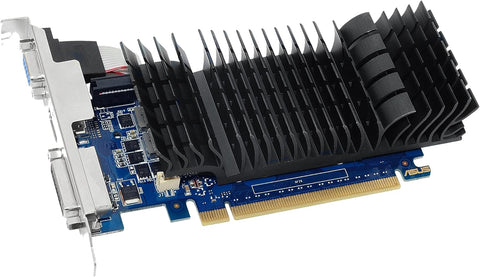 Tarjeta de Video ASUS NVIDIA GT730 2GB GDDR5 Bajo Perfil Ideal para PCs Compactas - Eficiente