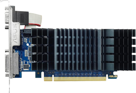 Tarjeta de Video ASUS NVIDIA GT730 2GB GDDR5 Bajo Perfil Ideal para PCs Compactas - Eficiente