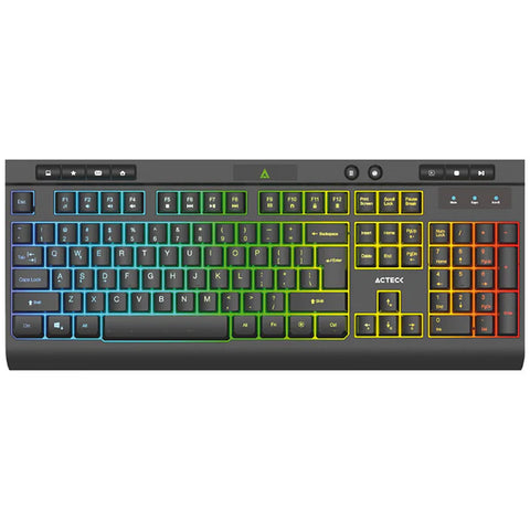 Teclado Acteck Aurean Ta477G Alambrico Usb, Rgb, Color Negro - Ac-936743