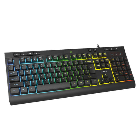 Teclado Acteck Aurean Ta477G Alambrico Usb, Rgb, Color Negro - Ac-936743