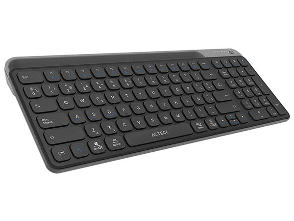 Teclado Acteck Inspire Trek Ti747, Inalambrico, Multidispositivo Dual, Windows - Mac - Android,  Español,  99 Teclas,  AC-940108