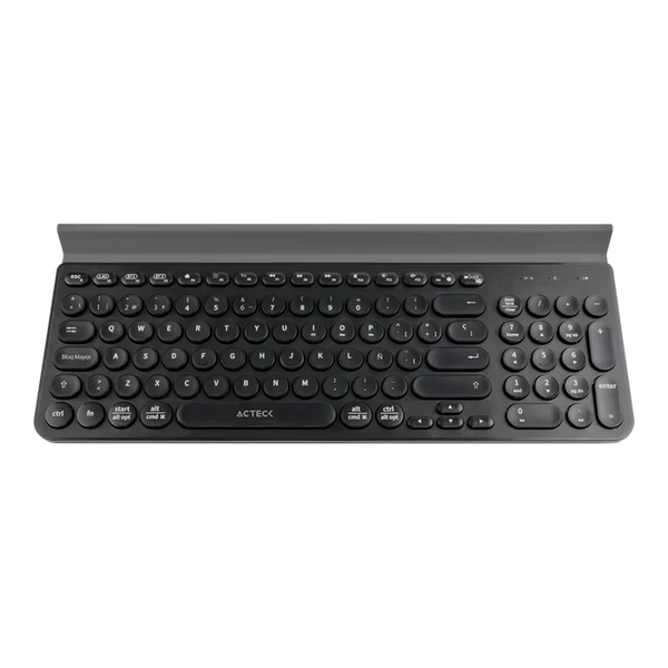 Teclado Acteck Multidispositivo Ti695, 3 Modos Bt, Negro (Ac-934206)