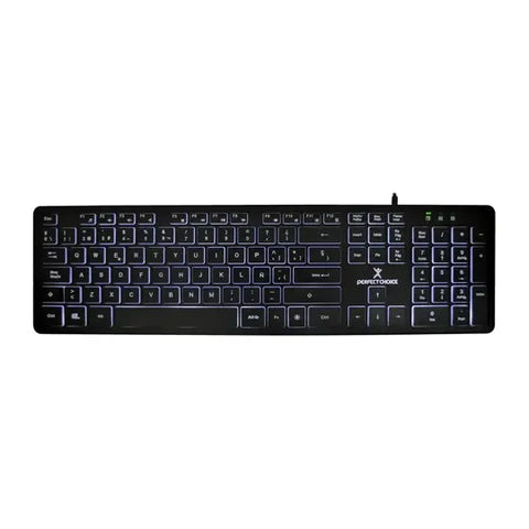 Teclado Alambrico Slim Con Iluminacion Backlight Perfect Choice