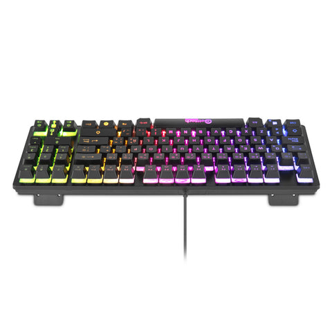 Teclado Gamer Getttech Tkl Membrana Rgb Negro (Gpk-Esmwr-G2)