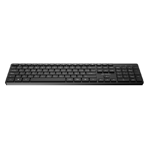 Teclado Inalámbrico Acteck Vantage Aero TI555 con Teclas Multimedia para Windows en Español - Ligero y Eficiente
