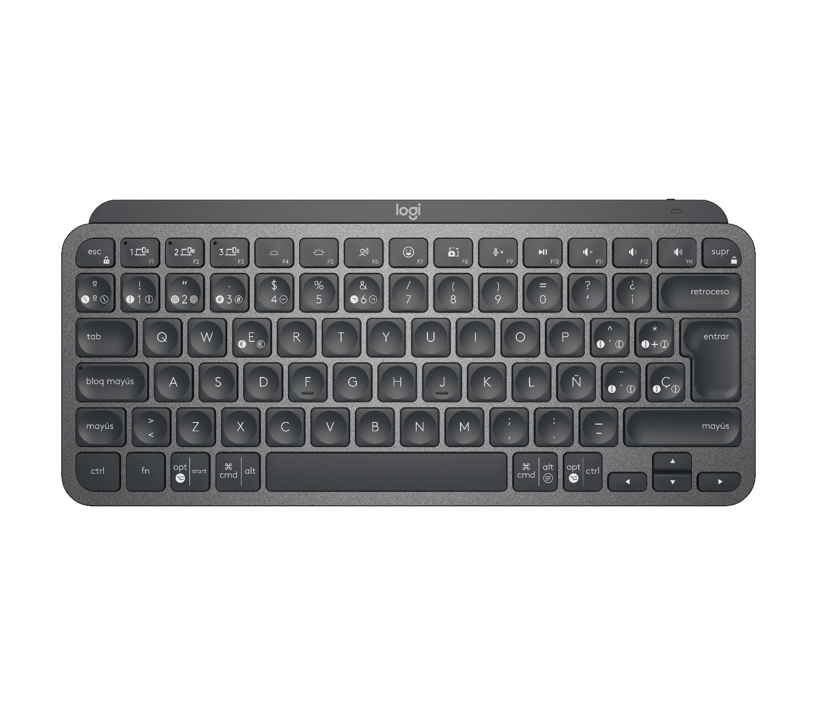 Teclado Logitech Mx Keys Mini Inalambrico Con Iluminacion (920-010476)
