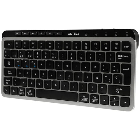Teclado Multidisp Acteck Inspire Krea Ti750 65% 2Bt Negro Con Gris (Ac-940092)