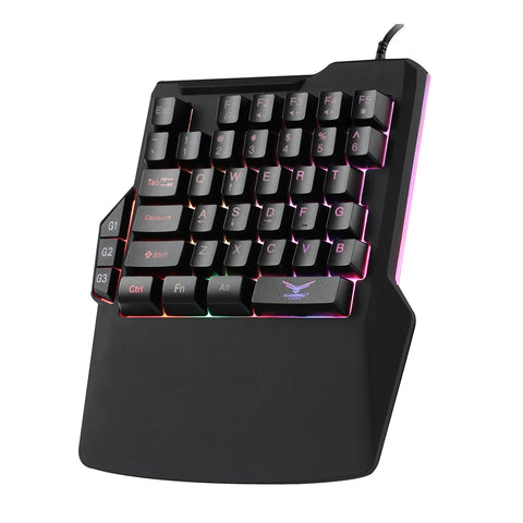 Teclado One Handrgb Atheris RGB Naceb Technology NA-0938