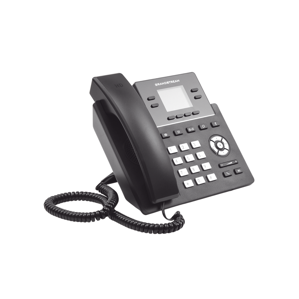 Telefono IP Grandstream 4L 2Ctas Sip Pts 10/100Mb Audio Hd Wifi (Grp2612W)