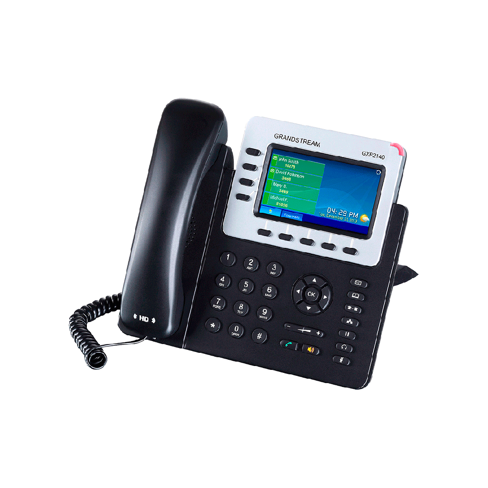 Telefono IP Grandstream 4L 4Ctas Sip Audio Hd Bt 2.1 Poe (Gxp2140)