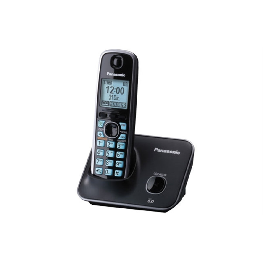 Telefono Inalambrico Panasonic Pantalla Lcd 1.8 Modo Eco Negro (Kx-Tg4111meb)
