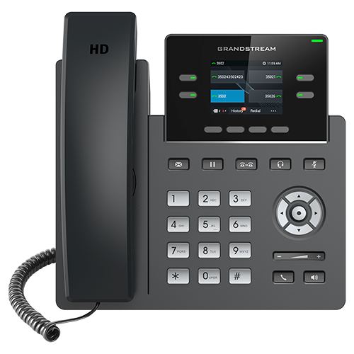 Teléfono Ip Grandstream 2L Sip Pant Firmware Dual Aud Hd No Poe (Grp2612)