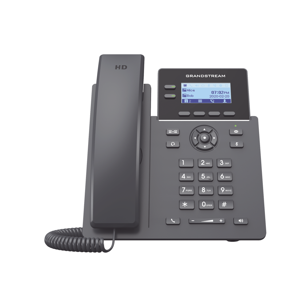 Telefono  Ip Grandstream 2Pts Fastethernet10/100 Poe Pantalla Lcd (Grp2602W)