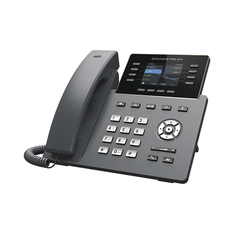 Telefono Ip Grandstream 8L 4Ctas Audio Hd 5 Vias Wifi Poe Bt (Grp2624)