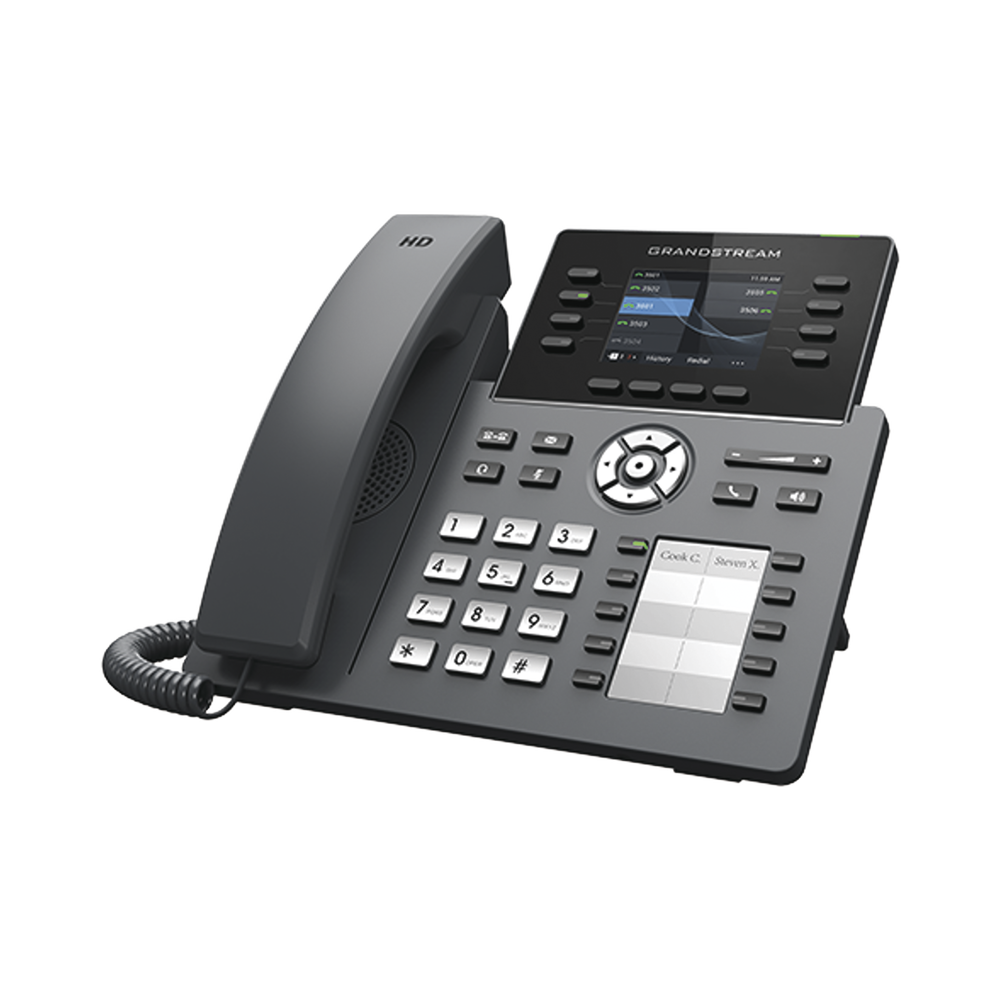 Telefono Ip Grandstream 8L 4Ctas Audio Hd 5 Vias Wifi Poe (Grp2634)