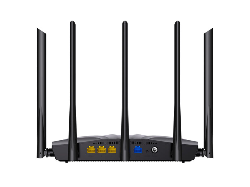 Tenda TX2 Pro router inalámbrico Gigabit Ethernet Doble banda (2,4 GHz / 5 GHz) Negro