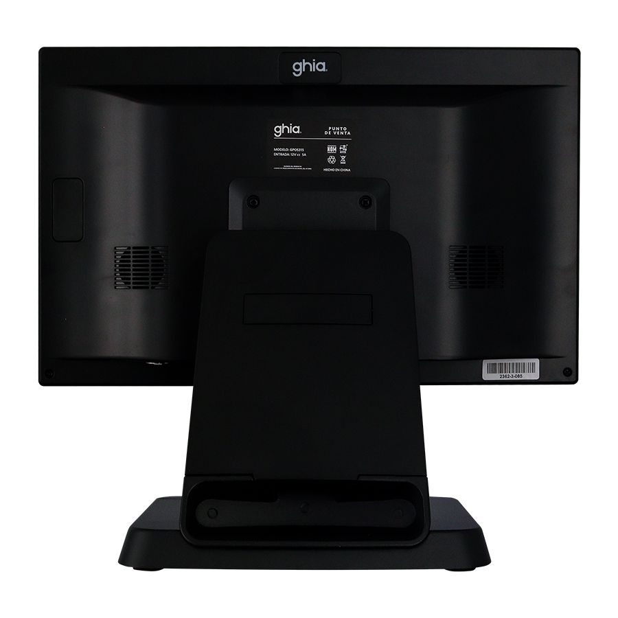 Terminal Punto De Venta Ghia Gpos315A, All In One  Touch Screen, 15.6 Pulgadas, Capacitiva, Intel Celeron J4125, Quad Core, 2 Ghz, Ram 4 Gb, Rom 128 Gb, Vga, Com, Usb X4, Windows 11