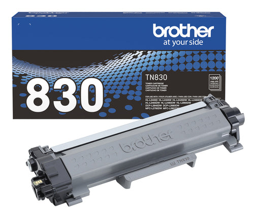 Toner Brother Rendimiento Estandar Negro Hasta 1200 Paginas - (TN830)