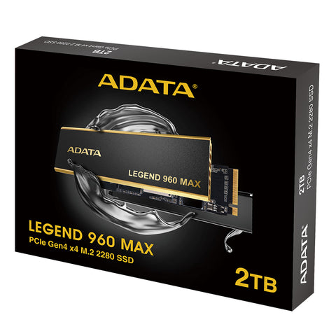 Unidad Ssd M.2 Adata Legend 960 Max Pcie Gen4X4 2Tb (ALEG-960M-2TCS)