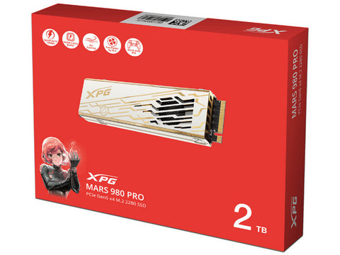 Unidad Ssd M.2 Xpg Mars 980 Pro Pcie Gen 5X4 2Tb (SMAR-980P-2TCI)