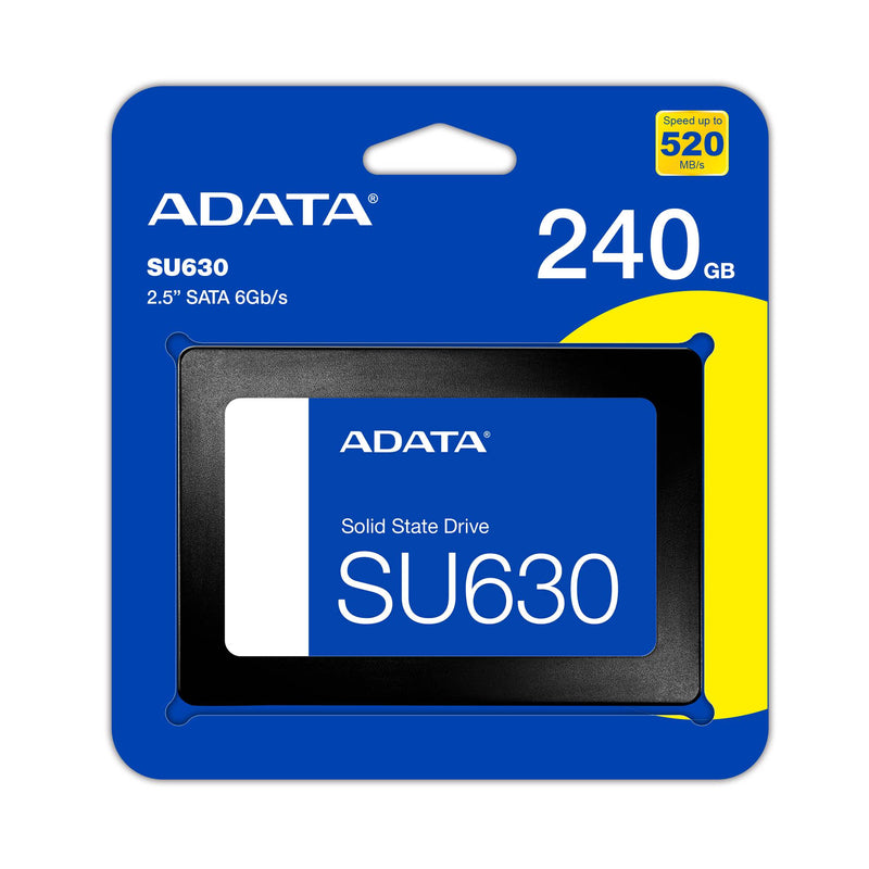 Unidad de Estado Sólido ADATA SU630 SATAIII, 240GB - ASU630SS-240GQ-R