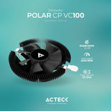 Disipador POLAR CP VC100 ACTECK Advanced Series Velocidad: 2200 Rpm