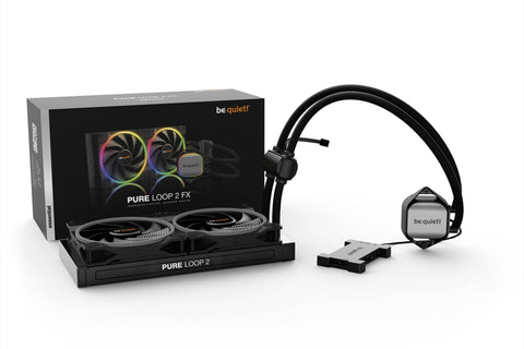 Enfriamiento Líquido be quiet! Pure Loop 2 FX – Radiador 280mm ARGB – Máxima Disipación Silenciosa – Impresionante