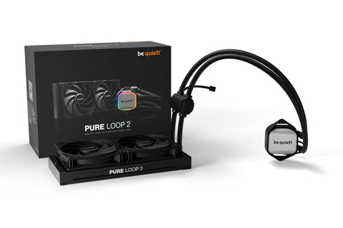 Enfriamiento Líquido be quiet! Pure Loop 2 – Diseño Compacto 240mm – Rendimiento para Gabinetes Pequeños – Versátil
